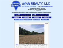 Tablet Screenshot of imanrealty.com